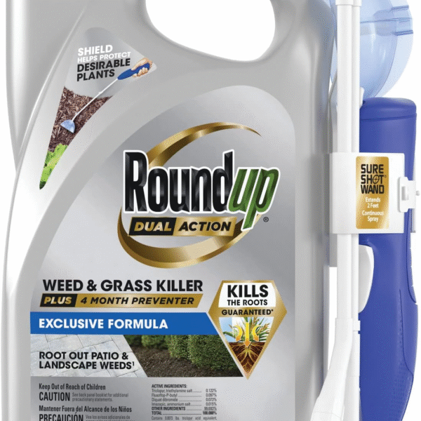 Ortho GroundClear Super Weed and Grass Killer1 with Comfort Wand, Kills Crabgrass, Dandelion, Clover and More as Listed, 1 gal.