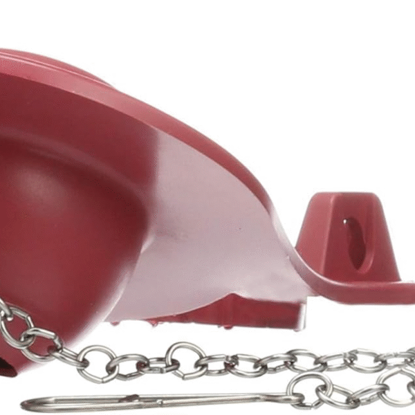 Fluidmaster 504 2-Inch Universal Chlorine Resistant, Long Lasting Flexible Frame Toilet Flapper , Red