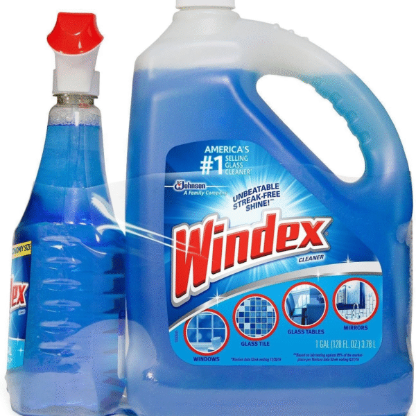 Windex Glass & More Cleaner with Ammonia-D Trigger Spray 946mL/1 Qt + Refill 1 Gallon