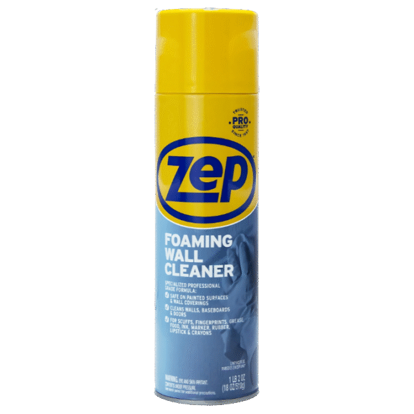 Zep Foaming Wall Cleaner - 18 Ounce (Case of 2) ZUFWC18 - Removes Stains Without Damaging Finishes